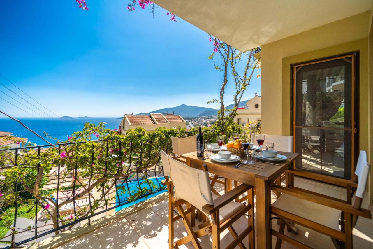 Azure Apartment With Sea View In Kalkan Eksteriør billede