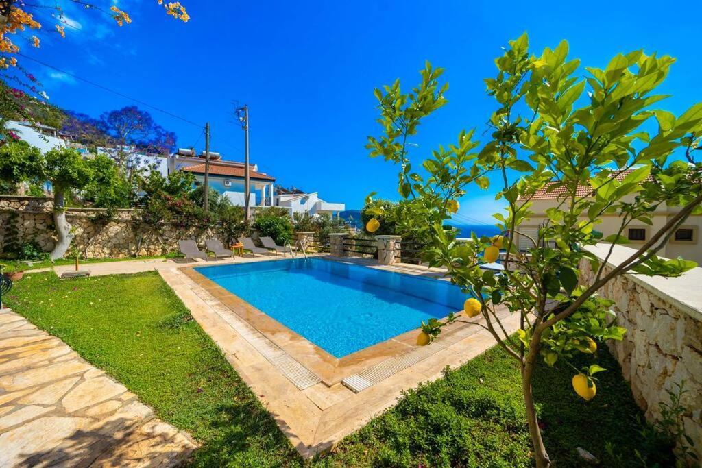 Azure Apartment With Sea View In Kalkan Eksteriør billede